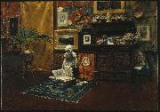 William Merritt Chase Studio Interior painting